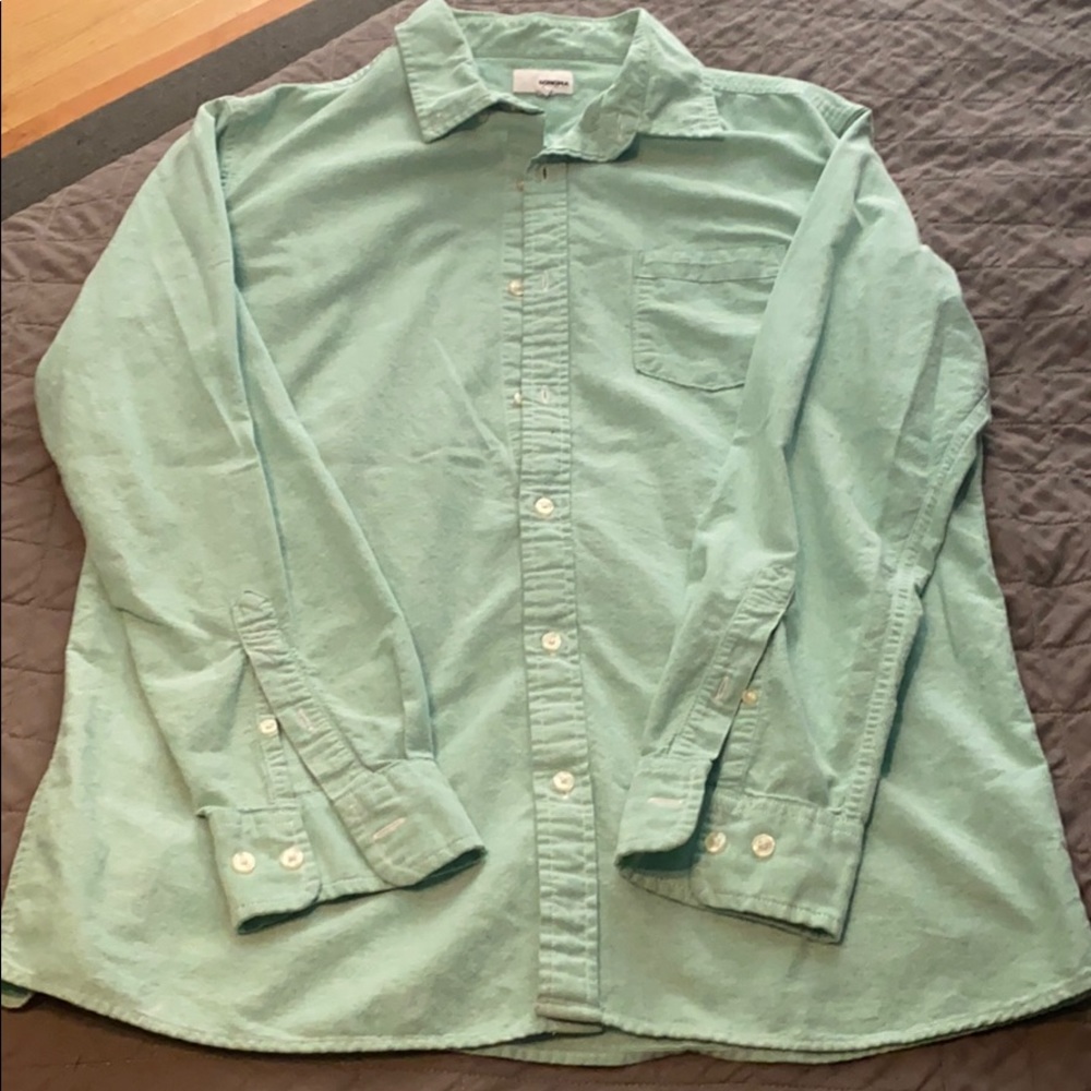 Seafoam green Sonoma button up sz L